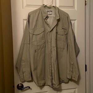 Mens Columbia button up